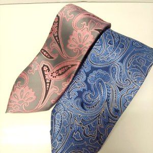 Twenty Dollar Tie..Lot of 2 Silk Neckties